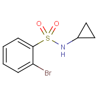 CAS:951883-93-5 | OR11655 | 2-Bromo-N-cyclopropylbenzenesulphonamide