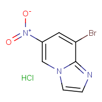 CAS:957120-43-3 | OR11664 | 8-Bromo-6-nitroimidazo[1,2-a]pyridine hydrochloride