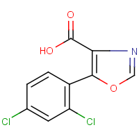 CAS:255876-52-9 | OR11672 | 5-(2,4-Dichlorophenyl)-1,3-oxazole-4-carboxylic acid