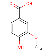 CAS: 121-34-6 | OR1181 | 4-Hydroxy-3-methoxybenzoic acid