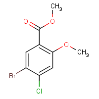 CAS: 951885-11-3 | OR11905 | Methyl 5-bromo-4-chloro-2-methoxybenzoate