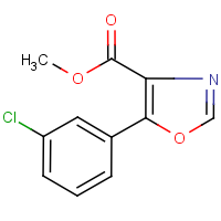 CAS: 89204-92-2 | OR11954 | Methyl 5-(3-chlorophenyl)-1,3-oxazole-4-carboxylate
