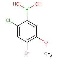 CAS:850567-94-1 | OR1196 | 4-Bromo-2-chloro-5-methoxybenzeneboronic acid