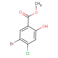 CAS: 55488-81-8 | OR11997 | Methyl 5-bromo-4-chloro-2-hydroxybenzoate
