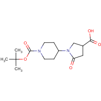 CAS: 937601-51-9 | OR12054 | 1-[1-(tert-Butoxycarbonyl)piperidin-4-yl]-5-oxopyrrolidine-3-carboxylic acid
