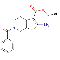 CAS: 243967-93-3 | OR12089 | Ethyl 2-amino-6-benzoyl-4,5,6,7-tetrahydrothieno[2,3-c]pyridine-3-carboxylate