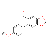 CAS:875854-00-5 | OR12109 | 6-(4-Methoxyphenyl)-1,3-benzodioxole-5-carboxaldehyde