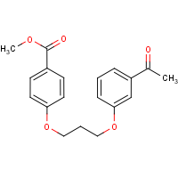 CAS:937602-02-3 | OR12117 | Methyl 4-[3-(3-acetylphenoxy)propoxy]benzoate
