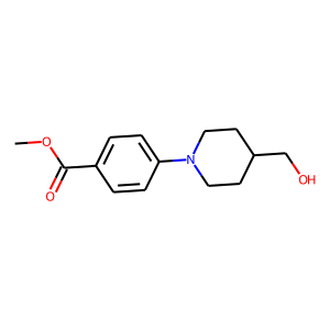 CAS:392690-98-1 | OR12140 | Methyl 4-[4-(hydroxymethyl)piperidin-1-yl]benzoate