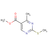 CAS:166392-24-1 | OR12143 | Methyl 4-methyl-2-(methylthio)pyrimidine-5-carboxylate