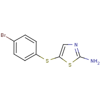 CAS:90484-42-7 | OR12173 | 2-Amino-5-[(4-bromophenyl)thio]-1,3-thiazole