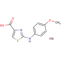 CAS:1134600-62-6 | OR12198 | 2-[(4-Methoxyphenyl)amino]-1,3-thiazole-4-carboxylic acid hydrobromide