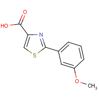 CAS:115299-07-5 | OR12201 | 2-(3-Methoxyphenyl)-1,3-thiazole-4-carboxylic acid