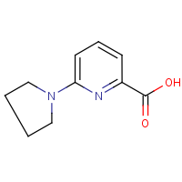 CAS:450368-20-4 | OR12215 | 6-(Pyrrolidin-1-yl)pyridine-2-carboxylic acid