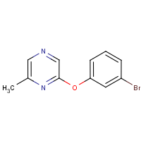 CAS:915707-60-7 | OR12274 | 2-(3-Bromophenoxy)-6-methylpyrazine
