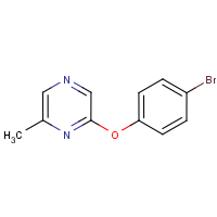 CAS:915707-62-9 | OR12275 | 2-(4-Bromophenoxy)-6-methylpyrazine