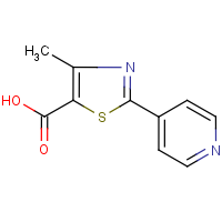 CAS:144060-98-0 | OR12295 | 4-Methyl-2-pyridin-4-yl-1,3-thiazole-5-carboxylic acid