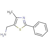 CAS:165735-95-5 | OR12318 | (4-Methyl-2-phenyl-1,3-thiazol-5-yl)methylamine