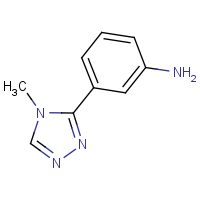 CAS:252928-74-8 | OR12331 | 3-(4-Methyl-4H-1,2,4-triazol-3-yl)aniline