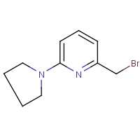 CAS:869901-04-2 | OR12395 | 2-(Bromomethyl)-6-(pyrrolidin-1-yl)pyridine