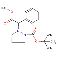 CAS: 952183-21-0 | OR12469 | Methyl phenyl(pyrazolidin-1-yl)acetate, N2-BOC protected