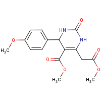 CAS:952183-66-3 | OR12493 | Methyl 6-(2-methoxy-2-oxoethyl)-4-(4-methoxyphenyl)-2-oxo-1,2,3,4-tetrahydropyrimidine-5-carboxylate