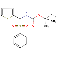 CAS: 479423-34-2 | OR12496 | tert-Butyl N-[(phenylsulphonyl)(thien-2-yl)methyl]carbamate
