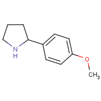 CAS:74190-66-2 | OR12504 | 2-(4-Methoxyphenyl)pyrrolidine