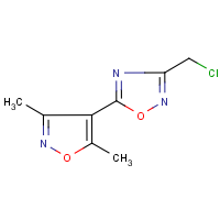 CAS:175205-42-2 | OR1253 | 3-(Chloromethyl)-5-(3,5-dimethylisoxazol-4-yl)-1,2,4-oxadiazole