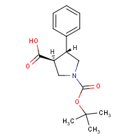 CAS:939757-89-8 | OR12533 | 1-[(tert-Butyl)oxycarbonyl]-4-phenylpyrrolidine-3-carboxylic acid