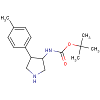 CAS: 1022605-11-3 | OR12540 | 3-Amino-4-(4-methylphenyl)pyrrolidine, 3-BOC protected