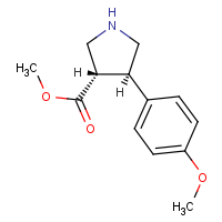 CAS:939758-17-5 | OR12543 | Methyl trans-4-(4-methoxyphenyl)pyrrolidine-3-carboxylate