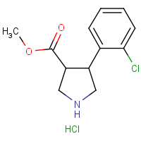 CAS:1212327-46-2 | OR12546 | Methyl 4-(2-chlorophenyl)pyrrolidine-3-carboxylate hydrochloride