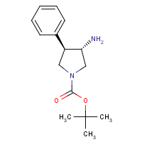 CAS:1015070-53-7 | OR12547 | trans-3-Amino-4-phenylpyrrolidine, N1-BOC protected