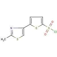 CAS:215434-25-6 | OR1255 | 5-(2-Methylthiazol-4-yl)thiophene-2-sulphonyl chloride