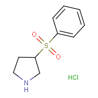 CAS:1003562-01-3 | OR12677 | 3-(Phenylsulphonyl)pyrrolidine hydrochloride