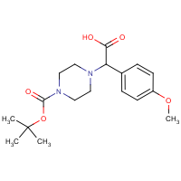 CAS: 868260-17-7 | OR12722 | 2-{4-[(tert-Butyl)oxycarbonyl]piperazinyl}-2-(4-methoxyphenyl)acetic acid