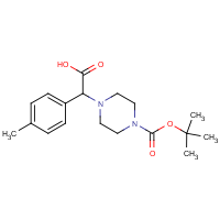 CAS: 885274-11-3 | OR12724 | [4-(tert-Butoxycarbonyl)piperazin-1-yl](4-methylphenyl)acetic acid