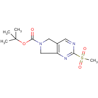CAS:365996-87-8 | OR12766 | 5,7-Dihydro-2-(methylsulphonyl)-6H-pyrrolo[3,4-d]pyrimidine, N6-BOC protected