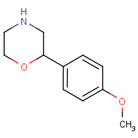 CAS: 83555-74-2 | OR12828 | 2-(4-Methoxyphenyl)morpholine