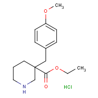 CAS:176524-06-4 | OR12843 | Ethyl 3-(4-methoxybenzyl)piperidine-3-carboxylate hydrochloride