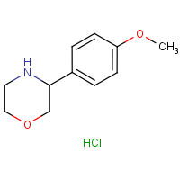 CAS:1171560-33-0 | OR12851 | 3-(4-Methoxyphenyl)morpholine hydrochloride