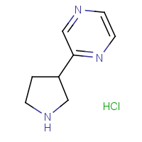 CAS:1402664-82-7 | OR12882 | 2-(Pyrrolidin-3-yl)pyrazine hydrochloride