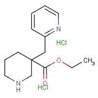 CAS:170844-68-5 | OR12909 | 3-pyridin-2-ylmethylpiperidine-3-ethylcarboxylate dihydrochloride