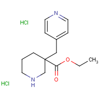 CAS: 1188263-73-1 | OR12910 | 3-pyridin-4-ylmethylpiperidine-3-ethylcarboxylate dihydrochloride
