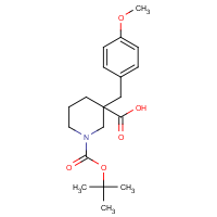CAS: 887344-20-9 | OR12912 | 1-[(tert-Butyl)oxycarbonyl]-3-(4-methoxybenzyl)piperidine-3-carboxylic acid