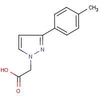 CAS: 959573-30-9 | OR1297 | [3-(4-Methylphenyl)-1H-pyrazol-1-yl]acetic acid