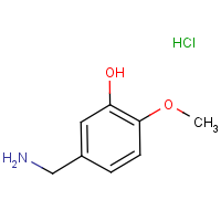 CAS:42365-68-4 | OR13028 | 5-(Aminomethyl)-2-methoxyphenol hydrochloride