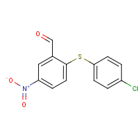 CAS:42191-01-5 | OR13138 | 5-Nitro-2-(4-chlorophenylthio)benzaldehyde