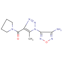 CAS:312511-58-3 | OR13312 | 3-Amino-4-[5-methyl-4-(pyrrolidin-1-ylcarbonyl)-1H-1,2,3-triazol-1-yl]-1,2,5-oxadiazole